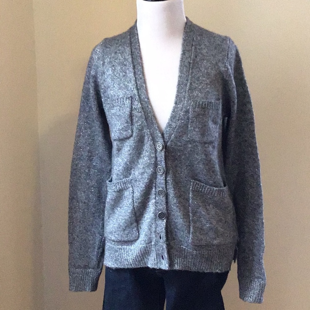 Madewell Wallace Cardigan Grey/Silver